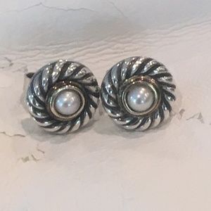 David Yurman Jewelry - David Yurman Silver and Gold earrings David Yurman Jewelry - David Yurman Silver and Gold earrings